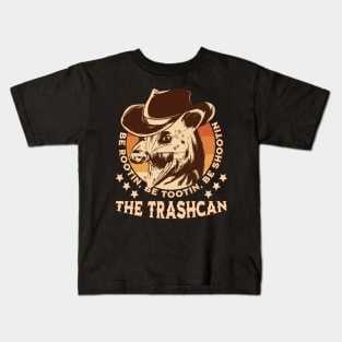 Funny opposum cowboy Kids T-Shirt